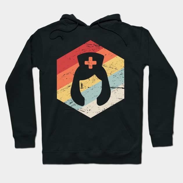 Retro Nursing Student Icon Hoodie by MeatMan